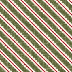 Snowdays - Candy Cane Stripe Green - MASF9937-G