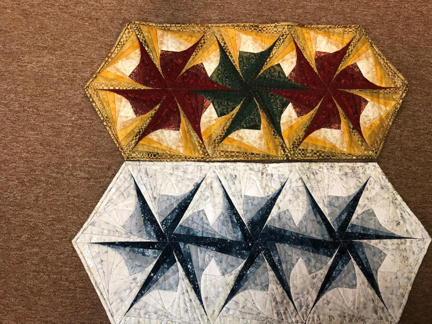 Star Twist Log Cabin