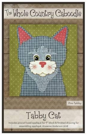 Tabby Cat Precut Fused Applique Pack # WCCPRETABBY