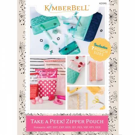 Kimberbell - Take a Peek Zipper Pouch CD # KD590
