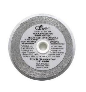 Tape Quick Bias Fusible Silver 700CV-SILVER