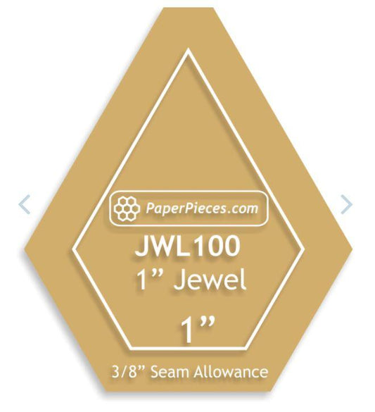 Template - Acrylic - 1" Jewel - JWL100-038