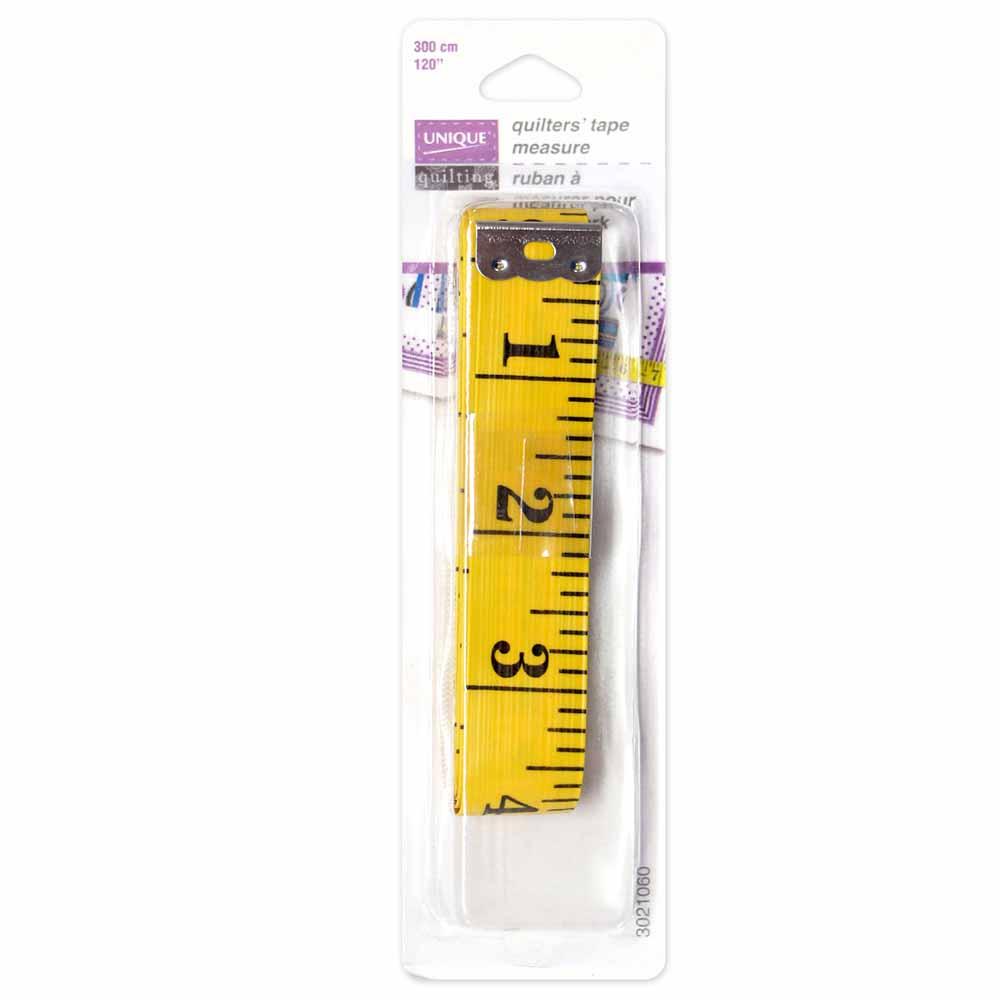 UNIQUE QUILTING Quilters' Tape Measure - Extra Long - 300cm (120″) - 3021060