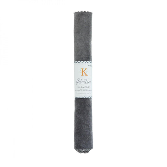 Kimberbell - Velveteen 12in x 24in Slate Grey # KDKB1246