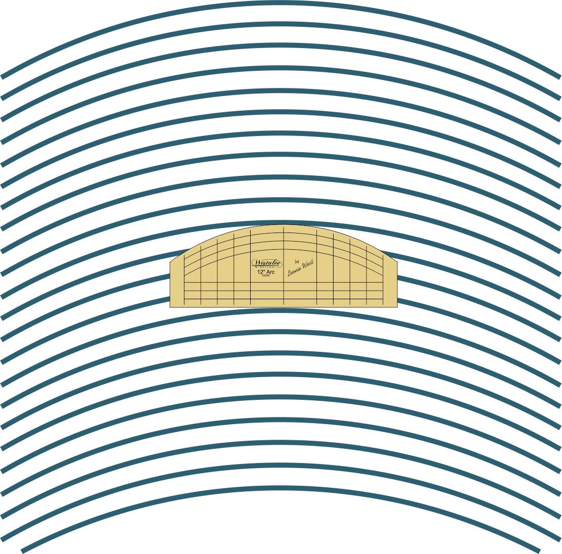 Westalee 12" Arc Template - High Shank - Special Order*