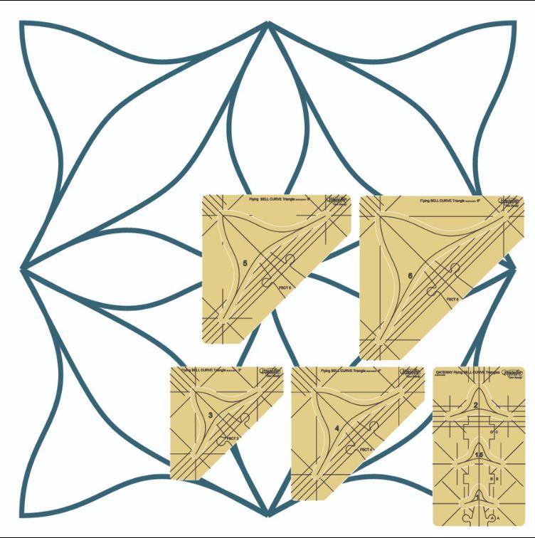 Westalee Flying Bell Curve - 5 pc set - High Shank - Special Order