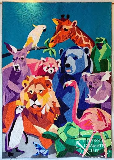 Zoo Family Portrait Block of the Month - Full Kit
