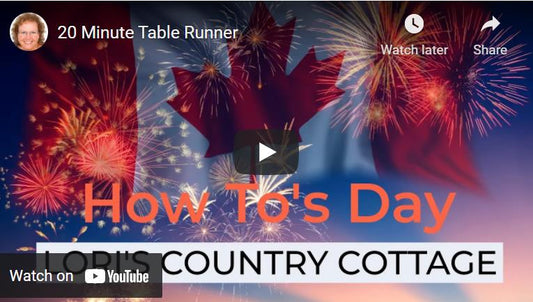 20 Minute Table Runner