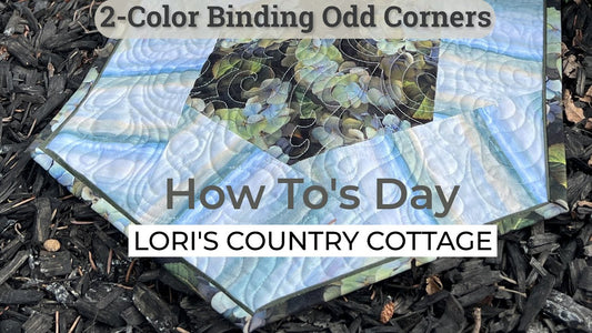 How To's - 2 Color Binding Odd Corners