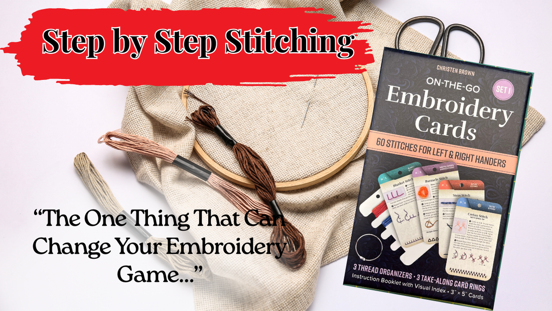 60 Stitches in Your Pocket! Embroidery Made Travel-Friendly