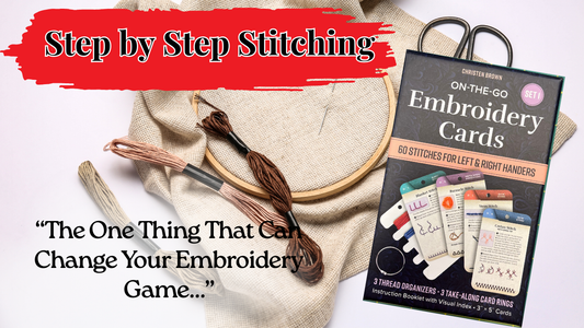 60 Stitches in Your Pocket! Embroidery Made Travel-Friendly