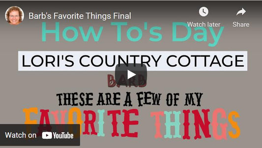 Barb's Favorite Things