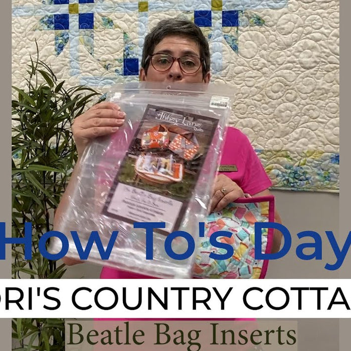 How To's Day Beatle Bag Inserts.