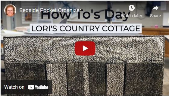 Bedside Pocket Organizer