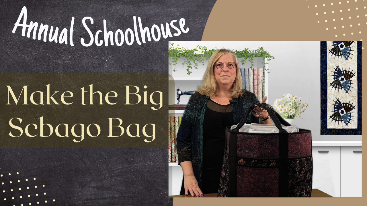Sew Your Way to Retreats and Classes with the Big Sebago - A Versatile Must-Have Bag!