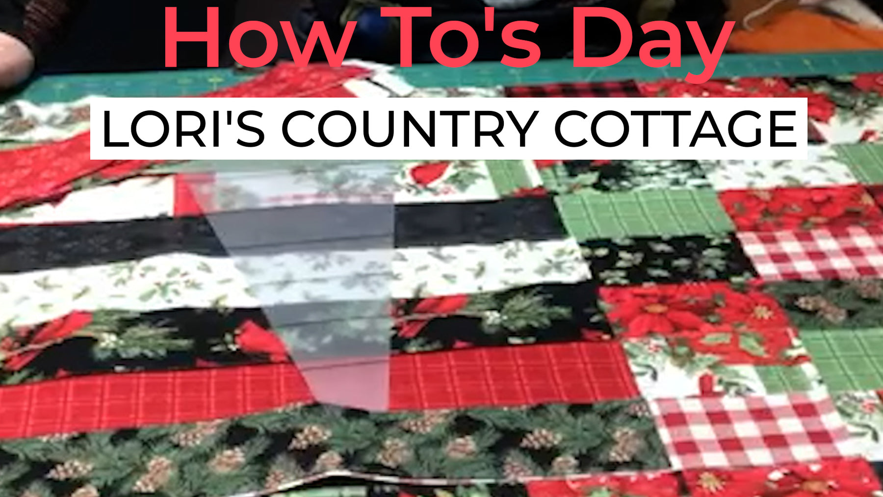 How To's Day - Christmas Tree Skirt Variation