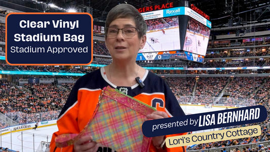 Clear Vinyl Stadium Bag Tutorial: Game Day Ready