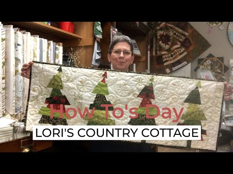 Crazy Christmas Tree Tablerunner