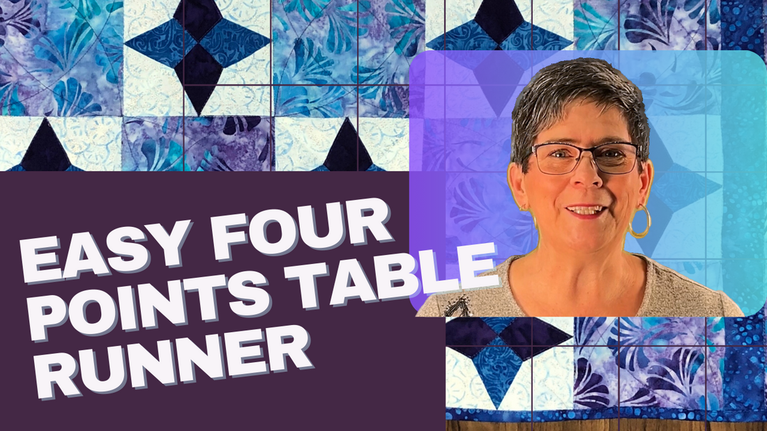 Unveiling the Four Points Table Runner: A Foundation Paper Piecing