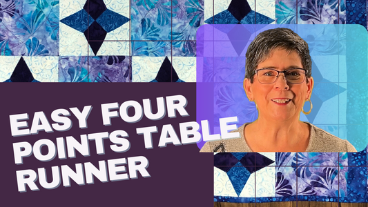 Unveiling the Four Points Table Runner: A Foundation Paper Piecing
