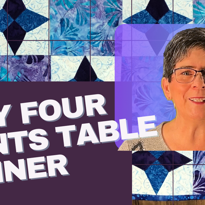 Unveiling the Four Points Table Runner: A Foundation Paper Piecing