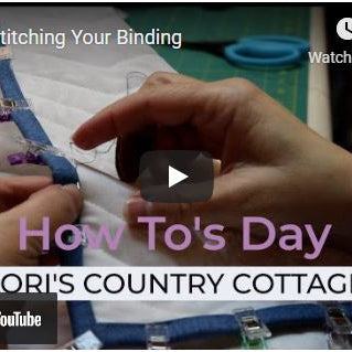 Hand Stitching Your Binding