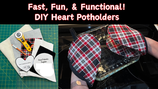 Heart Shaped Potholders