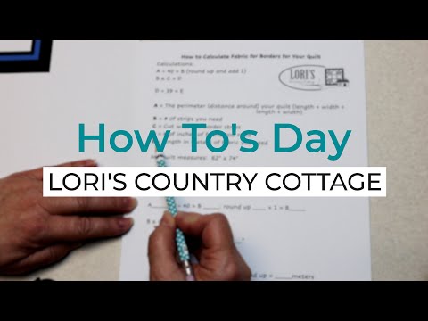 Simple Math For Quilters - Borders