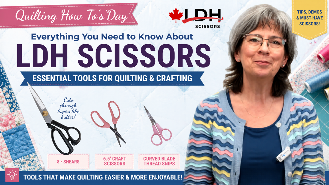 Best Scissors for Quilting: LDH - Shears, Snips, Pinking Shears & More