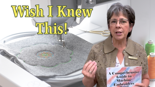 Machine Embroidery for Absolute Beginners: My Best Tips!