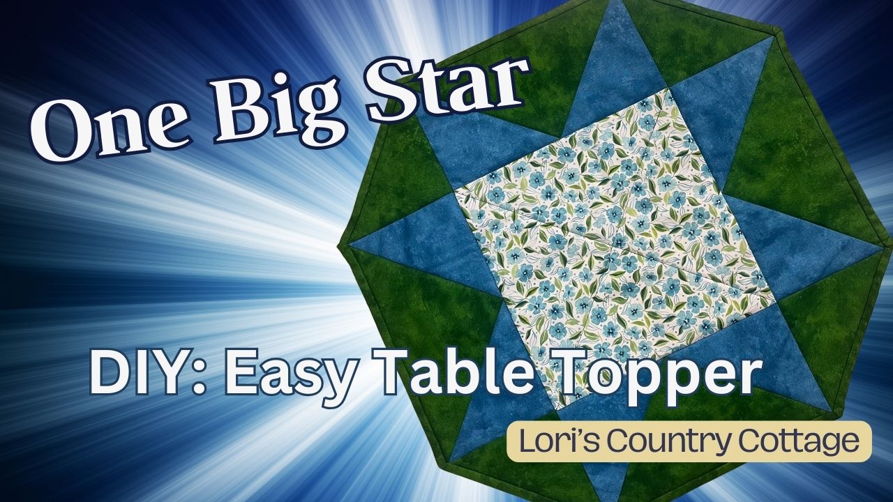 One Big Star Table Topper