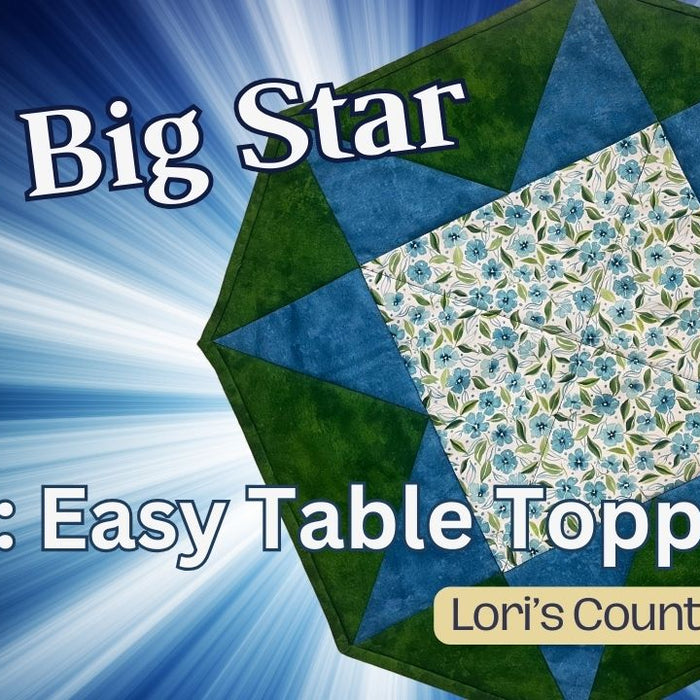 One Big Star Table Topper
