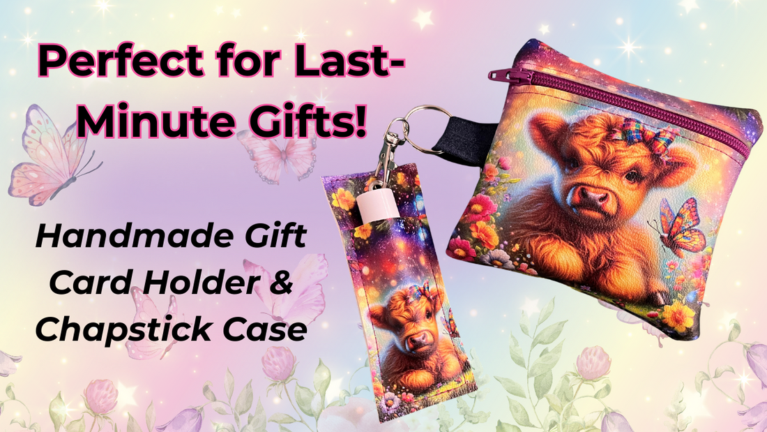 Handmade Gift Card Holder & Chapstick Case