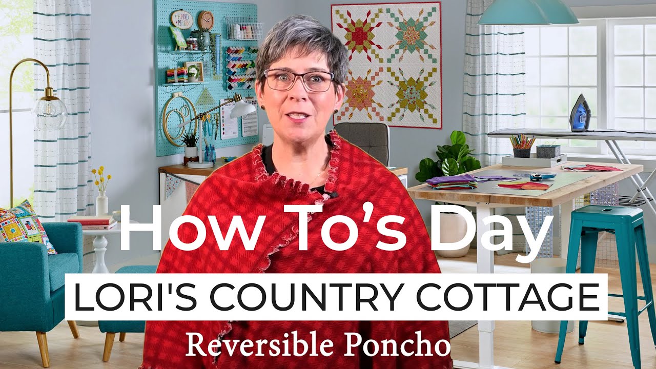 Double the Style, Double the Fun: Create Your Own Reversible Poncho