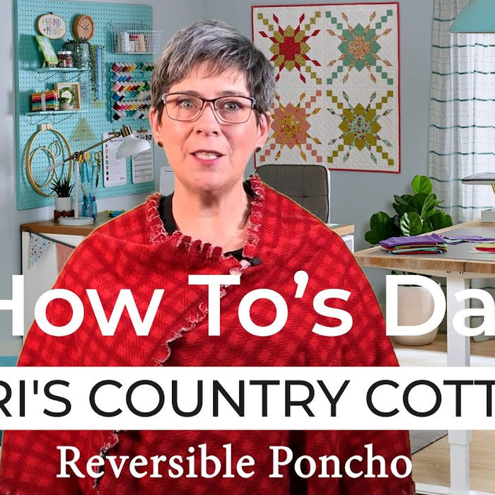 Double the Style, Double the Fun: Create Your Own Reversible Poncho