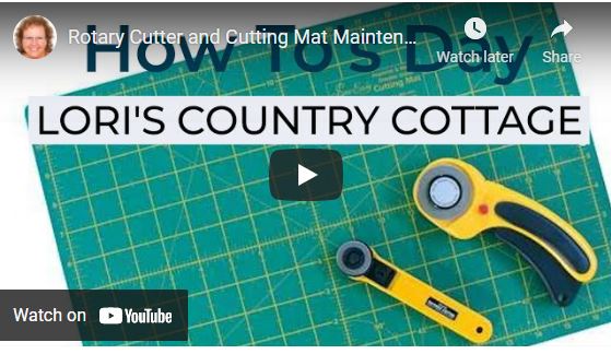 Rotary Cutter & Cutting Mat Maintenance