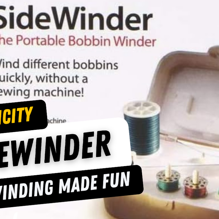 Unlock the magic of the Simplicity Sidewinder Bobbin Winder