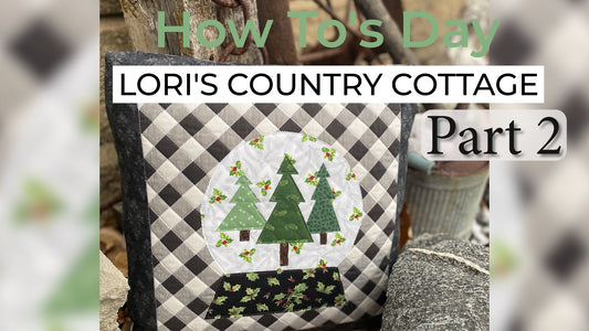 Snow Globe Pillow - Part 2