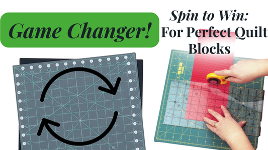 Stop Flipping Your Fabric! ✂️ Rotating Mats Will Change Your Quilting