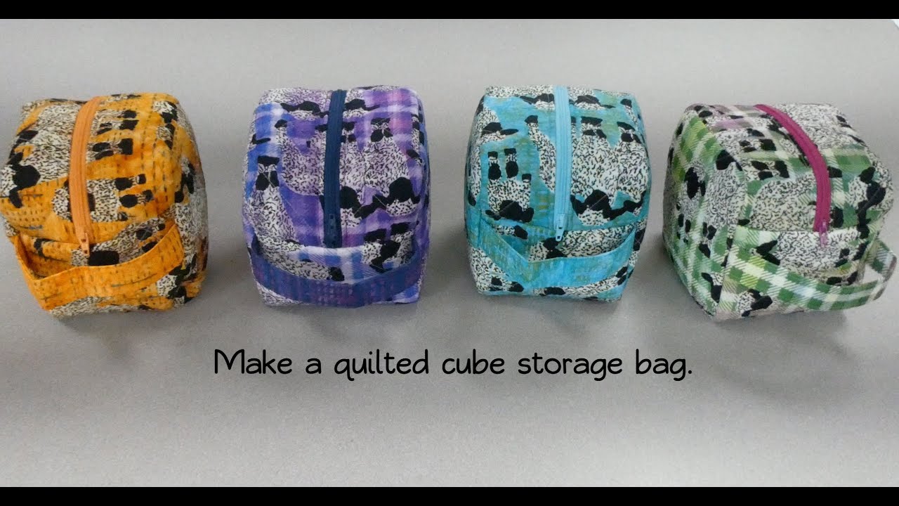 Quilted Cube Storage Bag