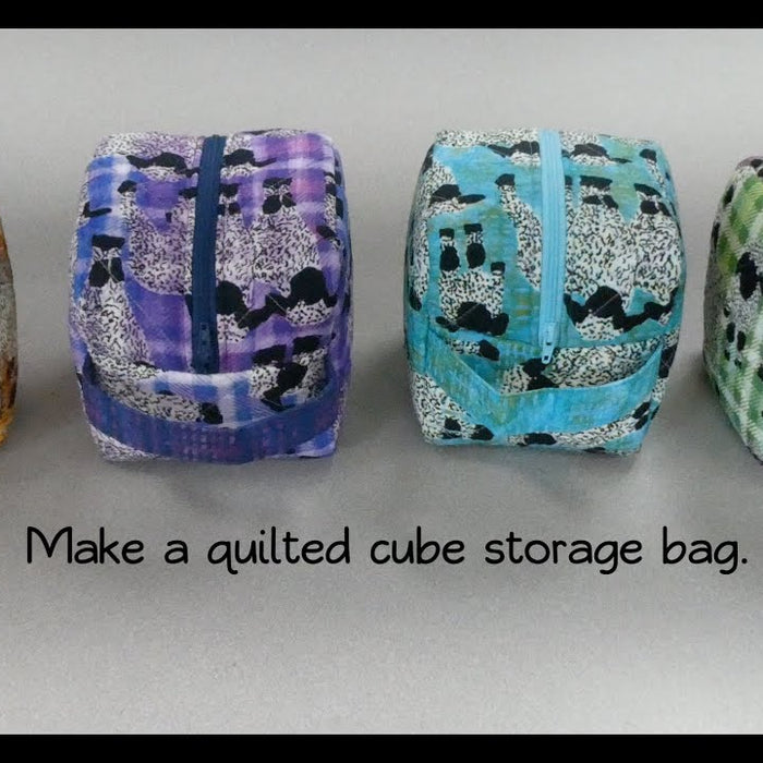 Quilted Cube Storage Bag