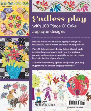 100 Whimsical Applique Designs # 11510