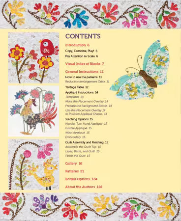 100 Whimsical Applique Designs # 11510