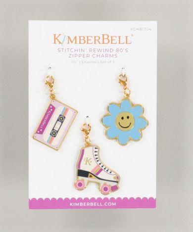 Kimberbell - 80's Zipper Charms - Set of 3 - KDKB1304