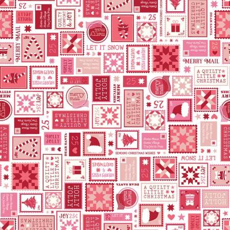 A Quilty Little Christmas Red Letters - 10575M-R