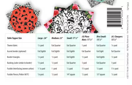 Anything Goes table Topper - TLP1243