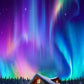 Aurora  - Northern Light Cabin Panel - 24 inch - CD8456-Mult