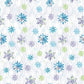 Aurora Flurries - White Snowflake and Squiggles 12 Inch # BQ4905-01