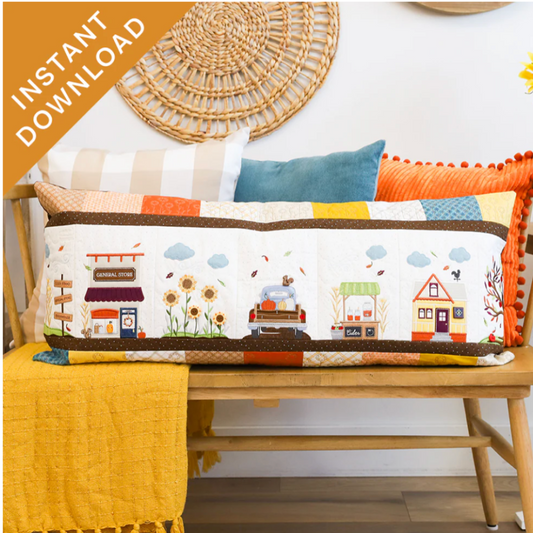 Autumn Acres Bench Pillow Digital # KD5159