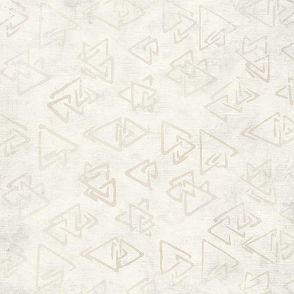Batik - Chromatic Triangles - Neutral Snow - 612305001